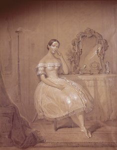 Ballerina in 19e Eeuwse Ballet door Unbekannt Unbekannt